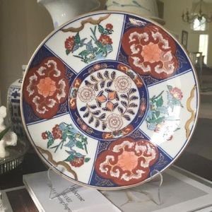Vintage Gold Imari Porcelain Plate